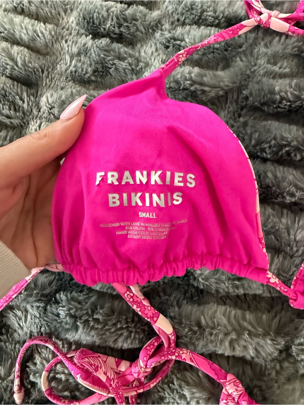 Frankie’s Bikinis Pink Tavi Bikini - Picture 6 of 6
